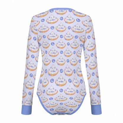 Blueberry Baby Long Sleeve CuddleSuit - Puppy's Aesthetics