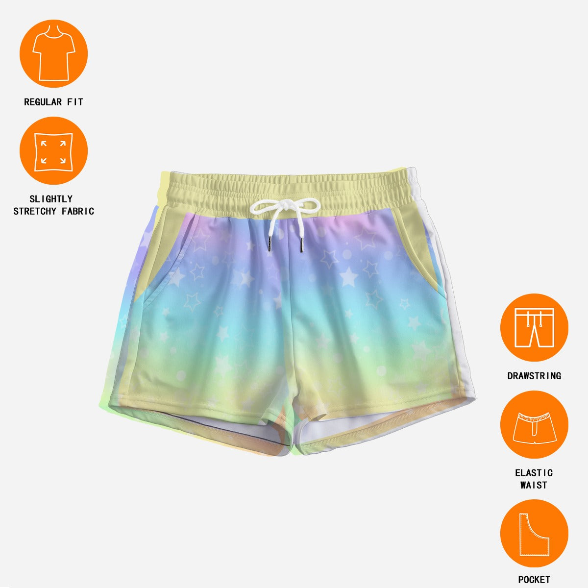 Pastel Dreamlight Cozy Shorts