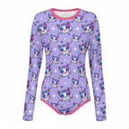 Galaxy Kitty Long Sleeve CuddleSuit