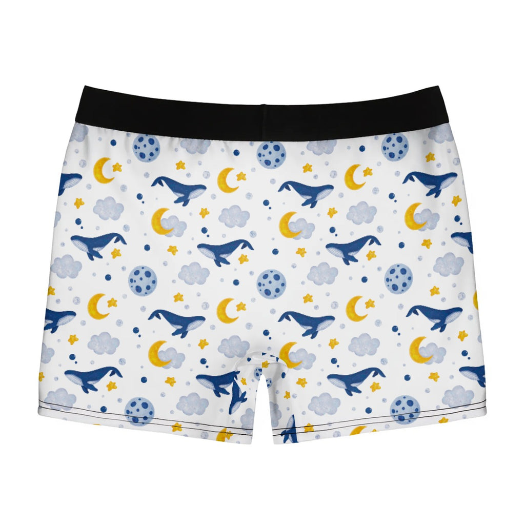 Sleepy Whale Dreams Stretch Boxer Briefs - Puppy's Aesthetics