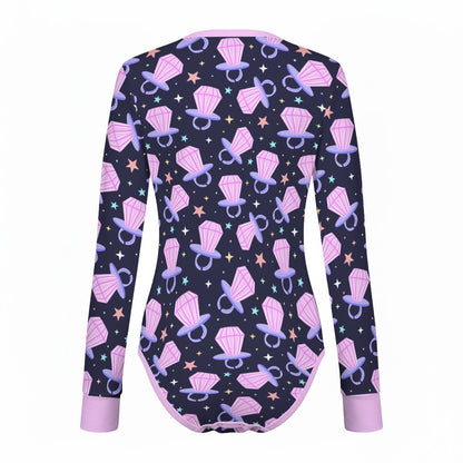 Candy Jewel Long Sleeve CuddleSuit
