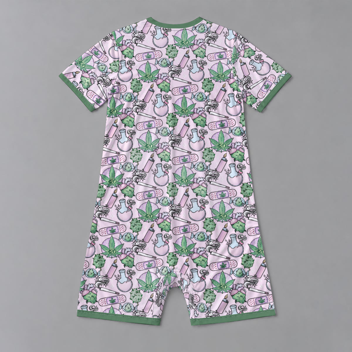 Cute Cannabis Play Snap Romper