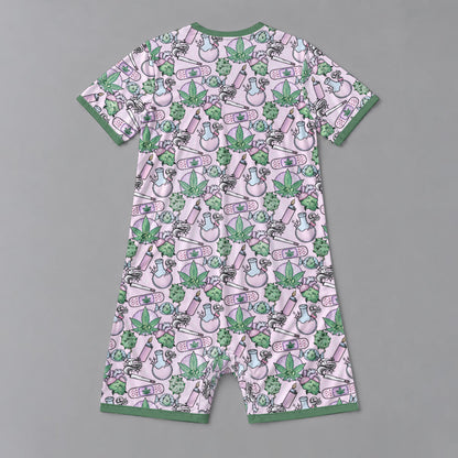 Cute Cannabis Play Snap Romper