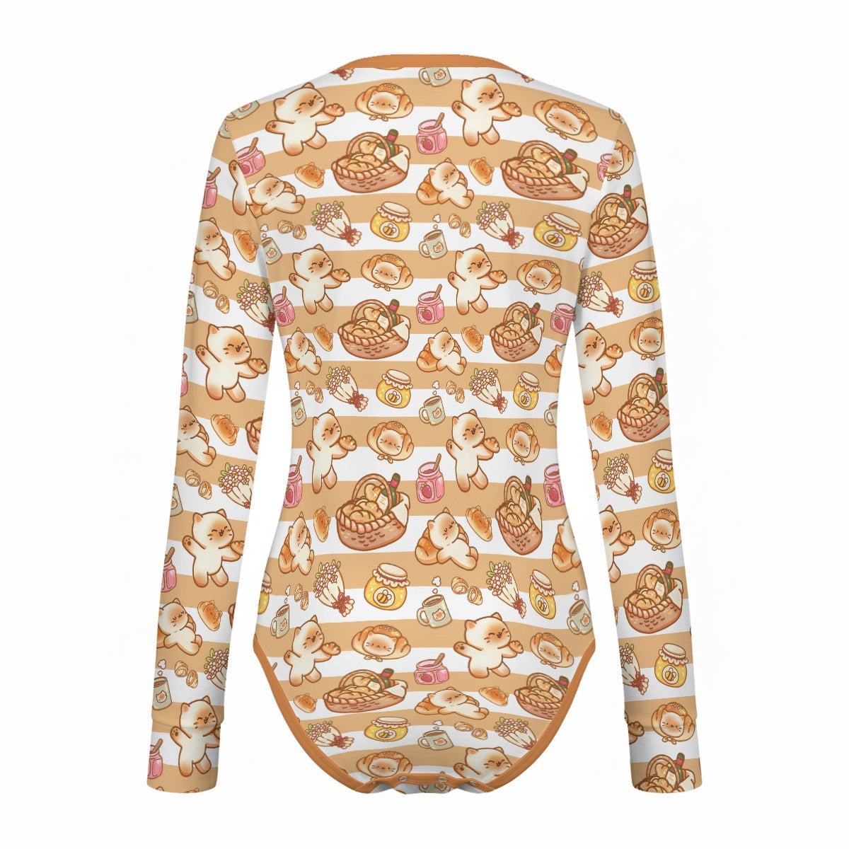 Sweet Picnic Long Sleeve CuddleSuit
