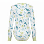 Lil Rawr Dinosaur Long Sleeve CuddleSuit