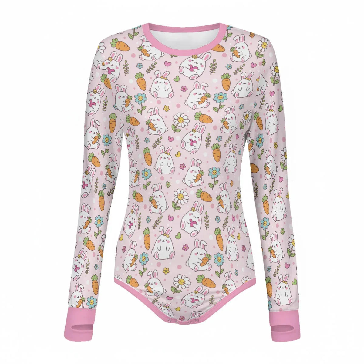 Baby Bunny Long Sleeve CuddleSuit - Puppy's Aesthetics