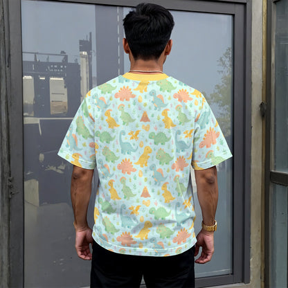 Dino Dreamland Soft Pastel Play Tee