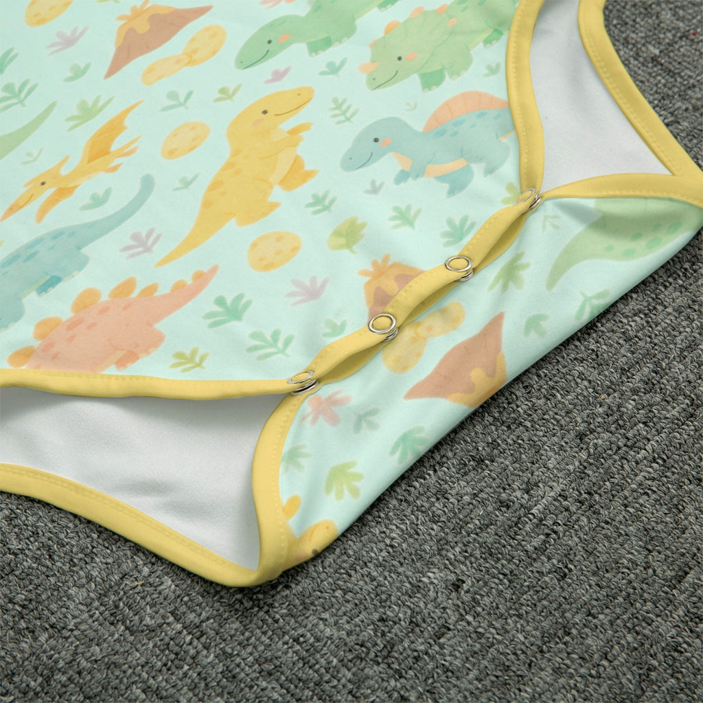 Dino Dreamland Short Sleeve CuddleSuit