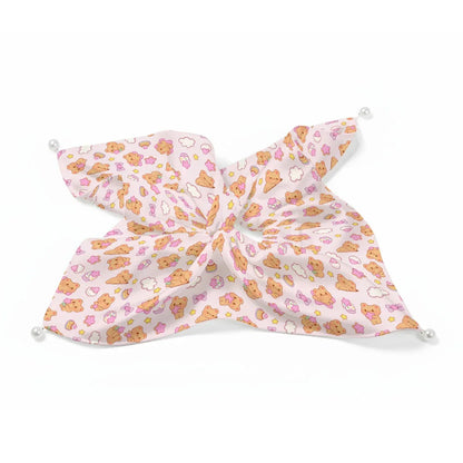 Bearly Adorable Satin Scrunchie - Puppy's Aesthetics
