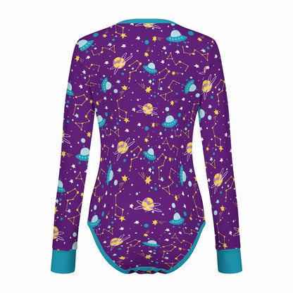 Little Planets Long Sleeve CuddleSuit