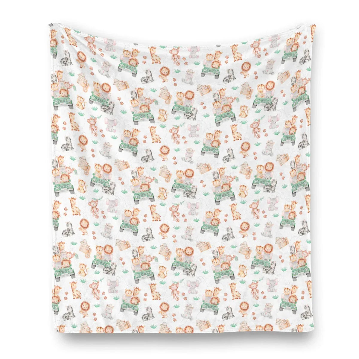 Sweet Safari Soft Flannel Blanket - Puppy's Aesthetics