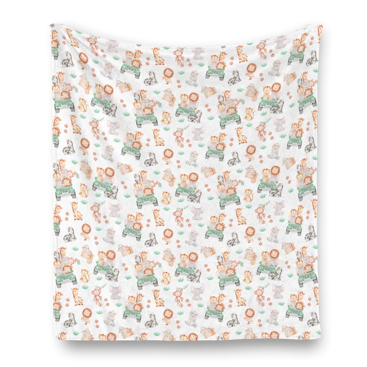 Sweet Safari Soft Flannel Blanket