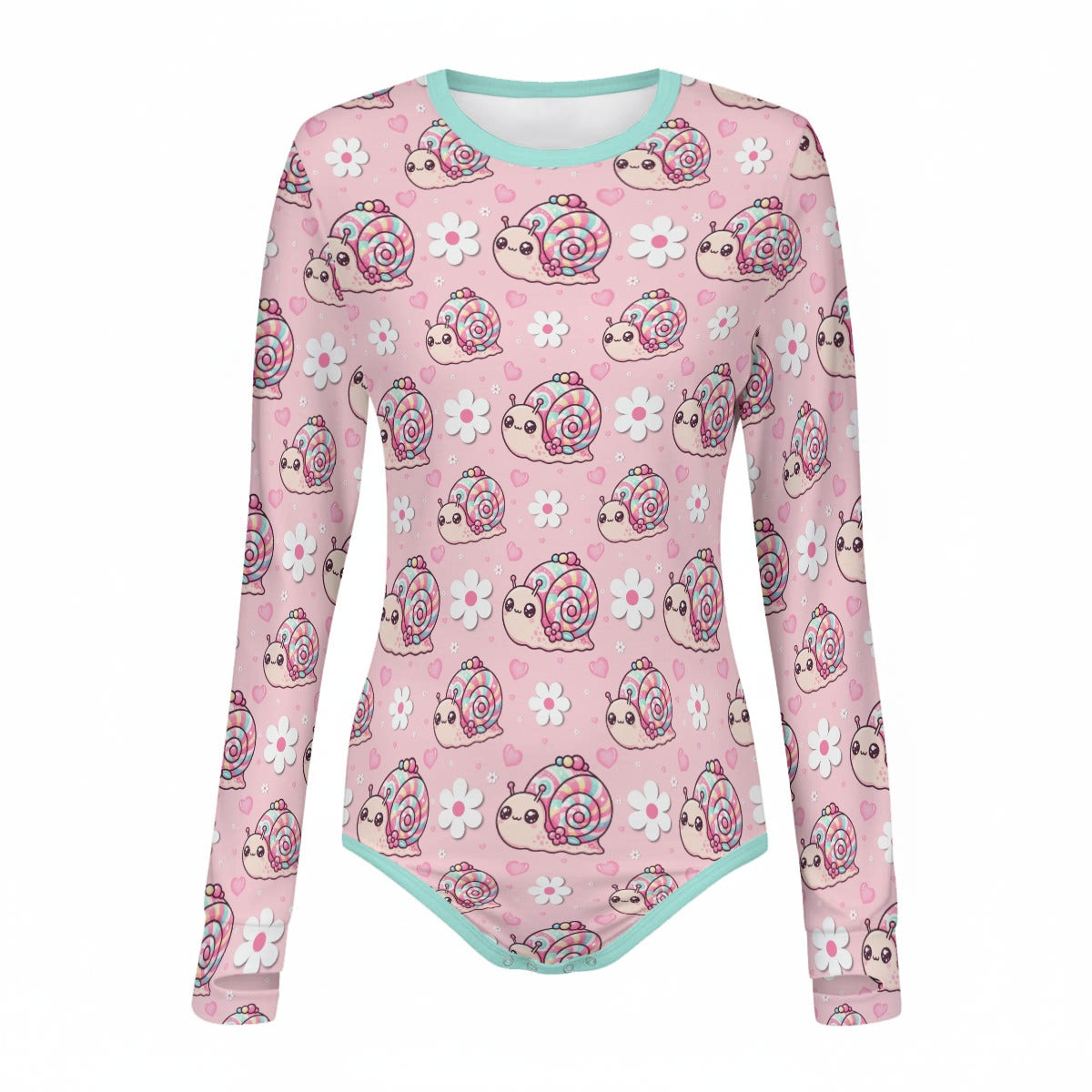 Snail Trails Long Sleeve CuddleSuit