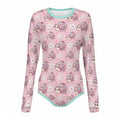 Snail Trails Long Sleeve CuddleSuit - Puppy's Aesthetics