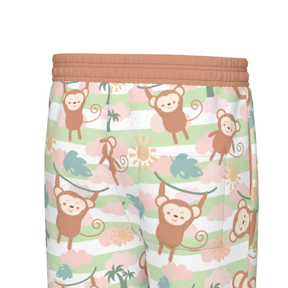 Monkey Mischief Cozy Sweatpants - Puppy's Aesthetics