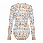 Woodland Rattle Friends Long Sleeve CuddleSuit