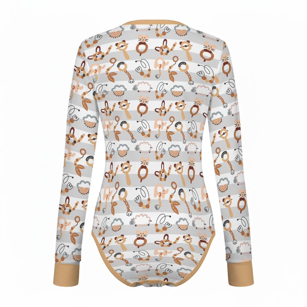 Woodland Rattle Friends Long Sleeve CuddleSuit