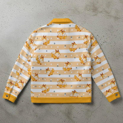 Furtastic Fox Unisex Collared Jacket - Puppy's Aesthetics