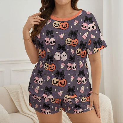 Haunted Hugs Jammies Shorts Set - Puppy's Aesthetics