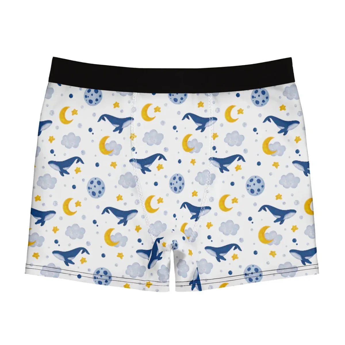 Sleepy Whale Dreams Stretch Boxer Briefs - Puppy's Aesthetics