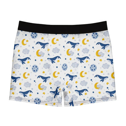 Sleepy Whale Dreams Stretch Boxer Briefs - Puppy's Aesthetics