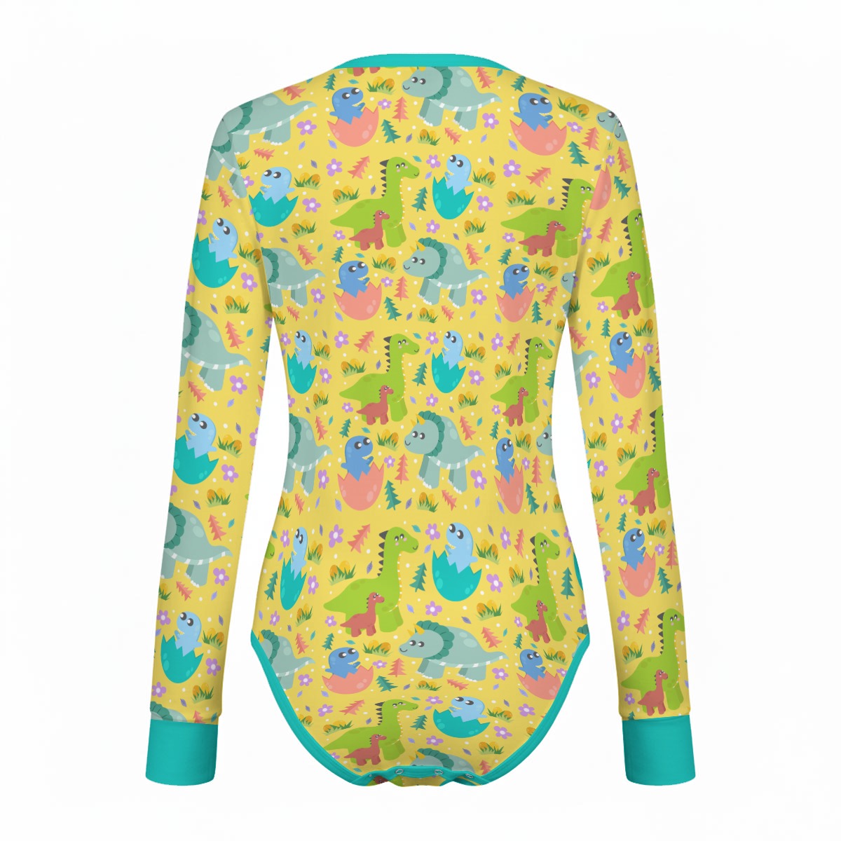 Dino Hatchlings Long Sleeve CuddleSuit