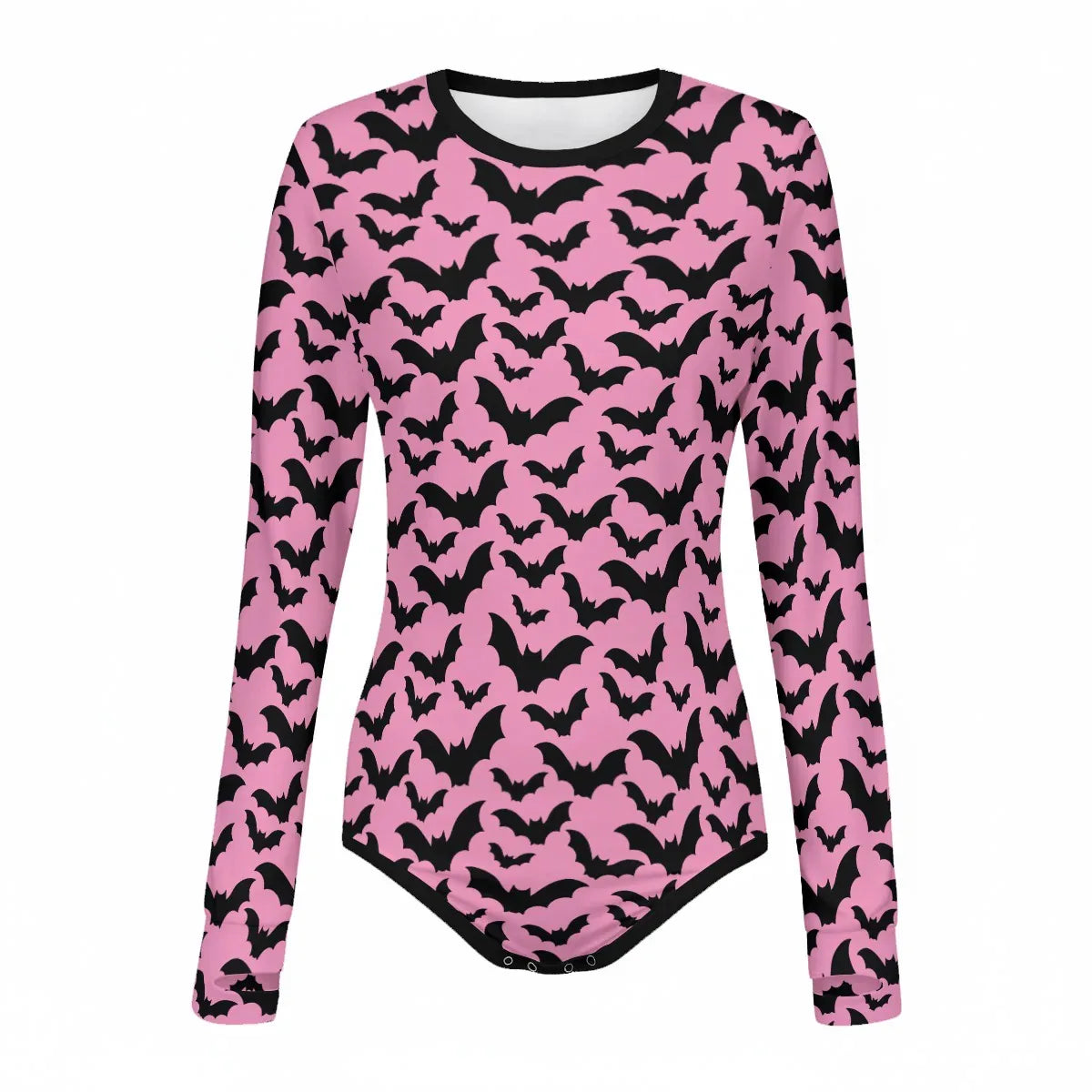 Pastel Batty Long Sleeve Bodysuit - Puppy's Aesthetics