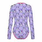 Galaxy Kitty Long Sleeve CuddleSuit