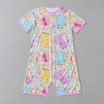 Rainbow Moobaby Play Snap Romper
