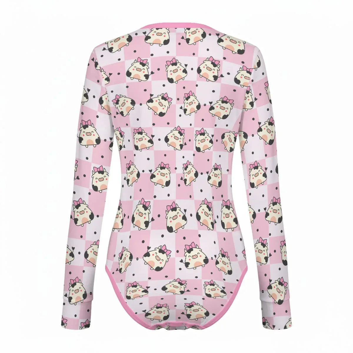 Pink Meadow Long Sleeve CuddleSuit - Puppy's Aesthetics