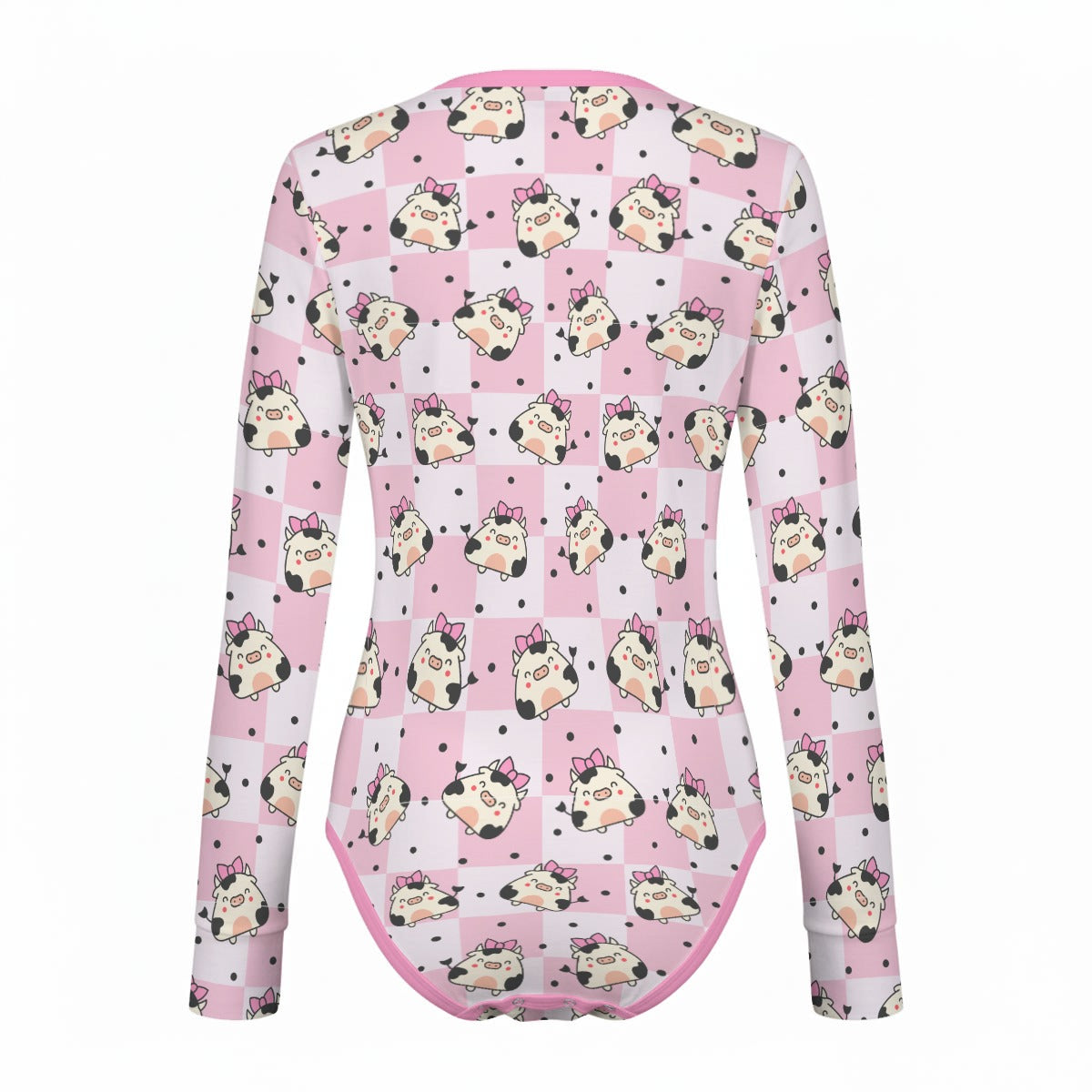 Pink Meadow Long Sleeve CuddleSuit