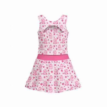 Berry Moo Darling Active Skirt Set