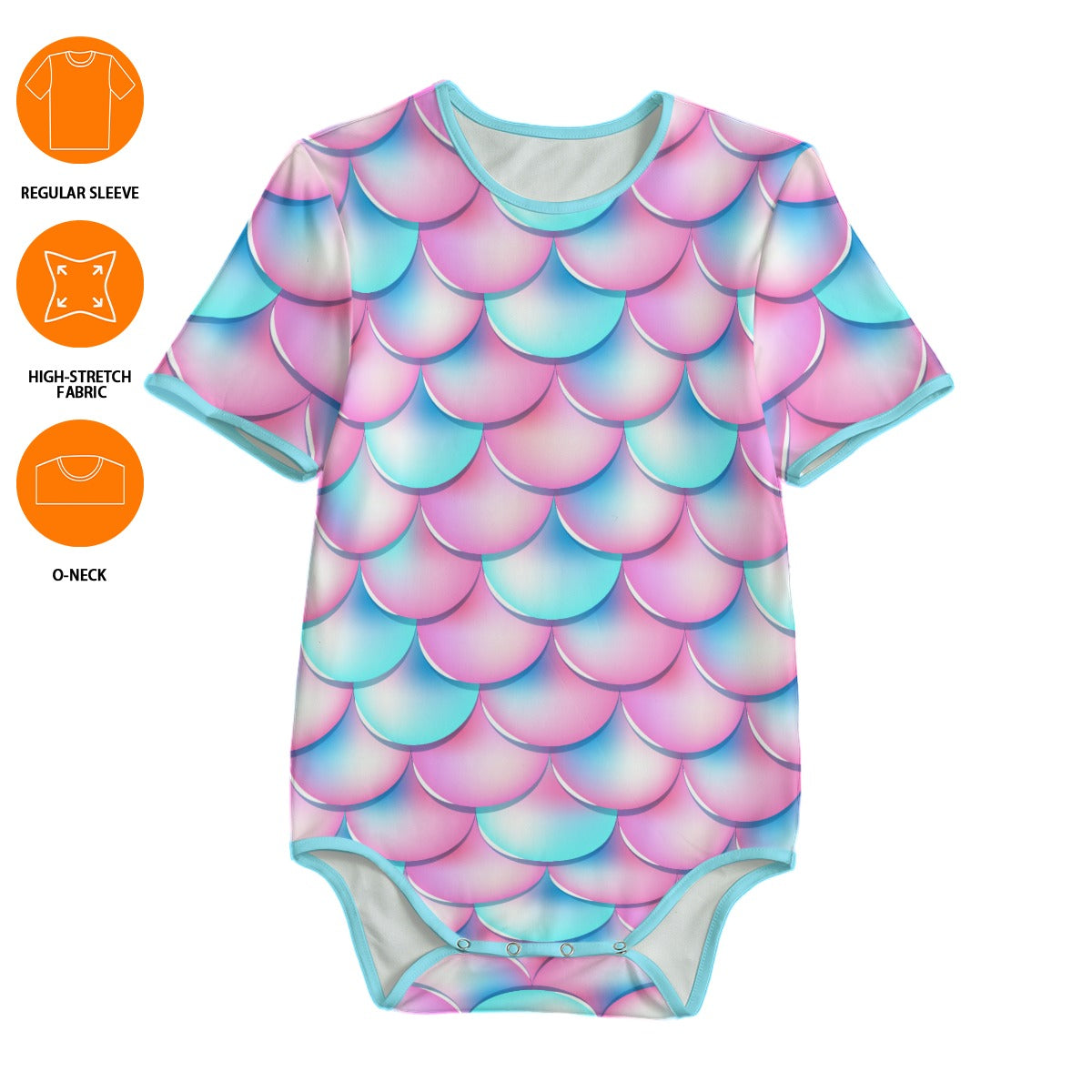 Metallic Mermaid Scales Unisex Adult Onesie