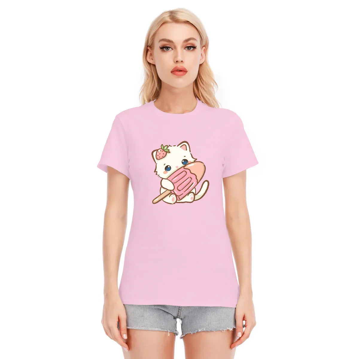 Sweet Pop Cotton Play Tee - Puppy's Aesthetics