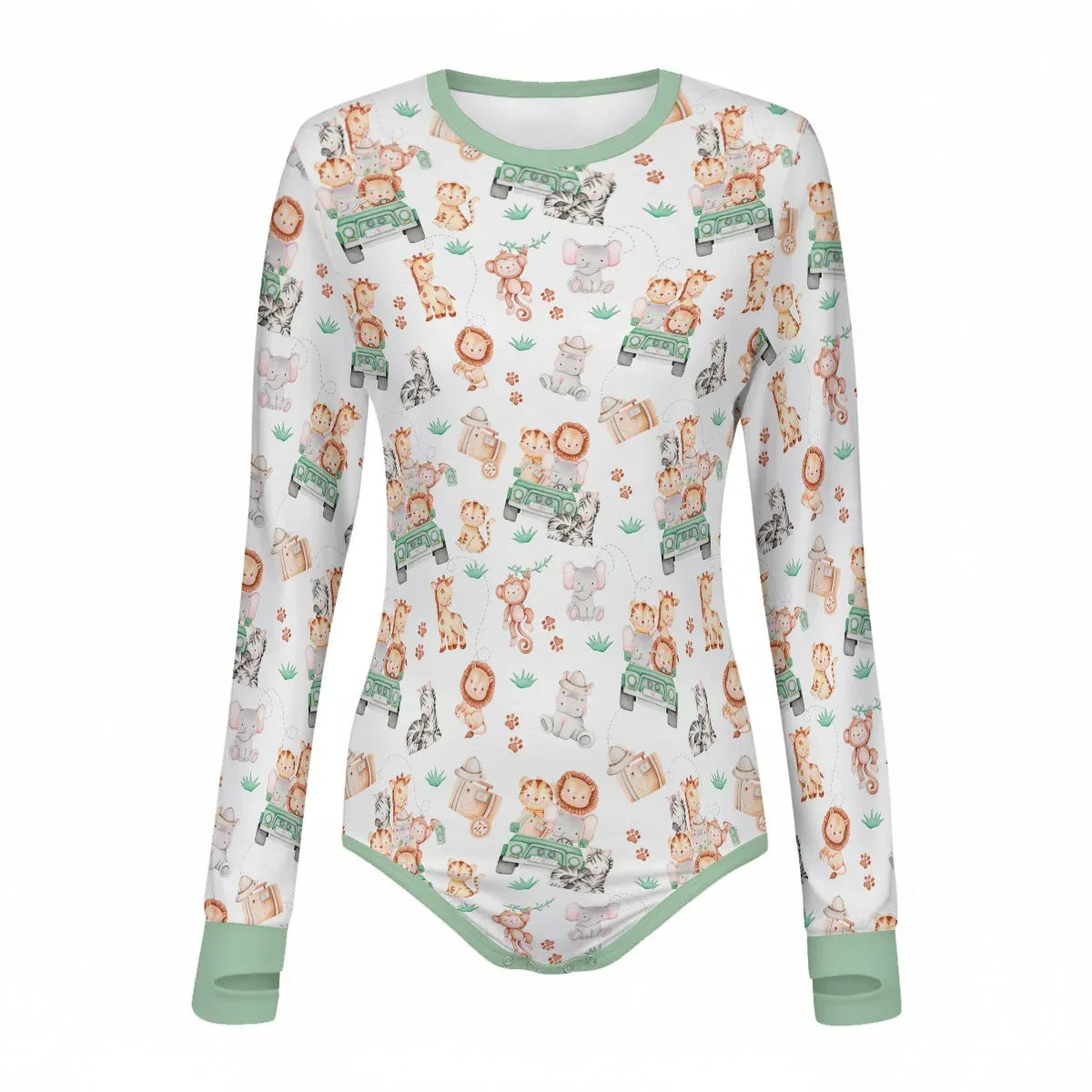 Safari Snuggles Long Sleeve CuddleSuit - Puppy's Aesthetics