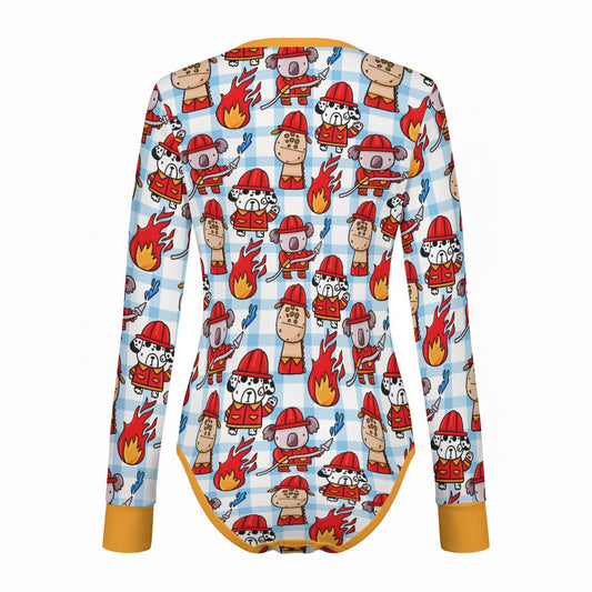 Little Rescue Pup Long Sleeve CuddleSuit