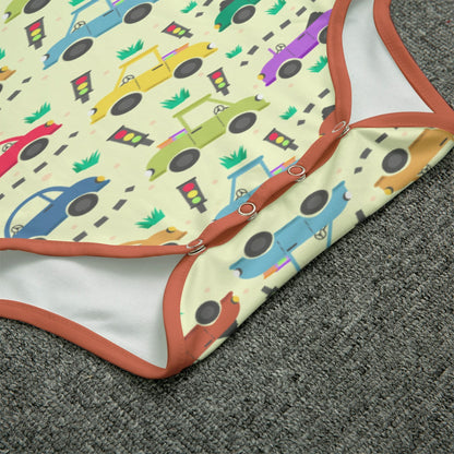 Little Road Trip Short Sleeve CuddleSuit