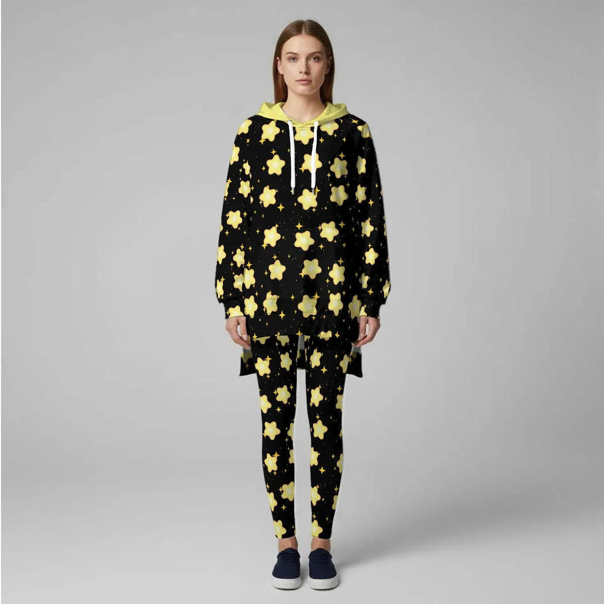 Starlit Snuggles Stretch Hoodie Set - Puppy's Aesthetics