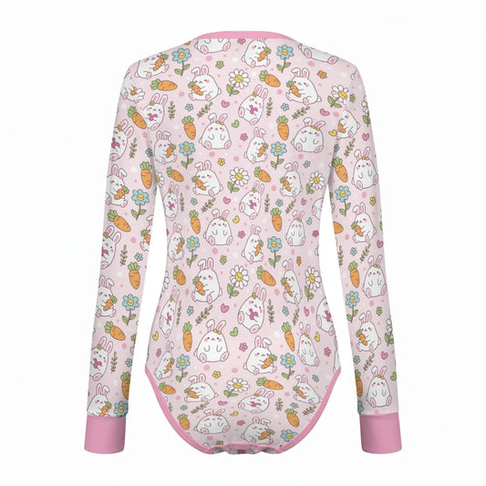 Baby Bunny Long Sleeve CuddleSuit - Puppy's Aesthetics