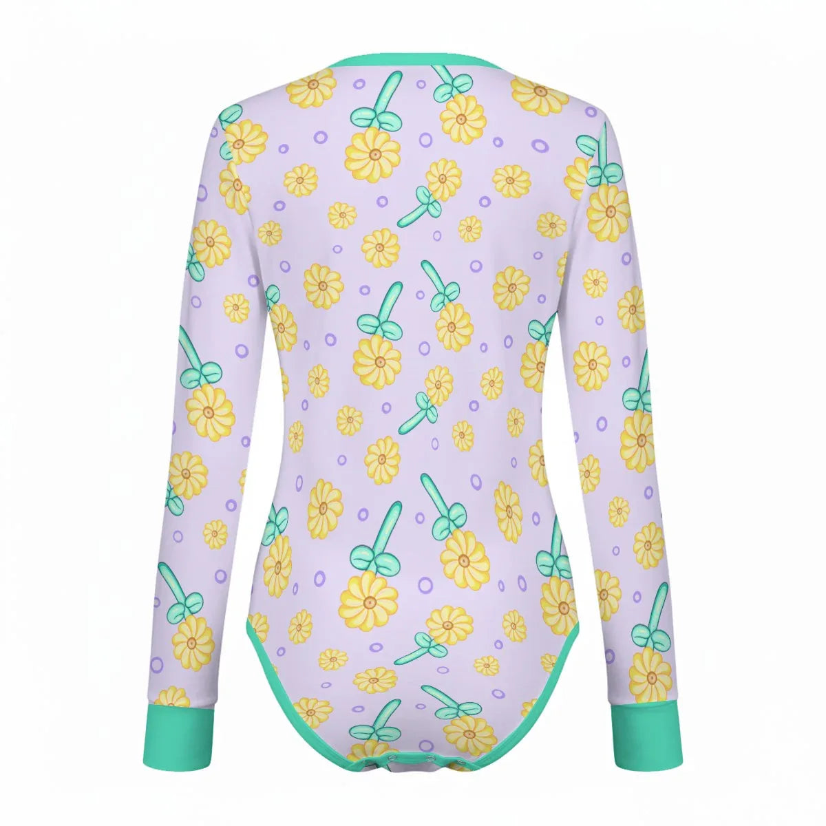Sunny Balloon Long Sleeve CuddleSuit - Puppy's Aesthetics