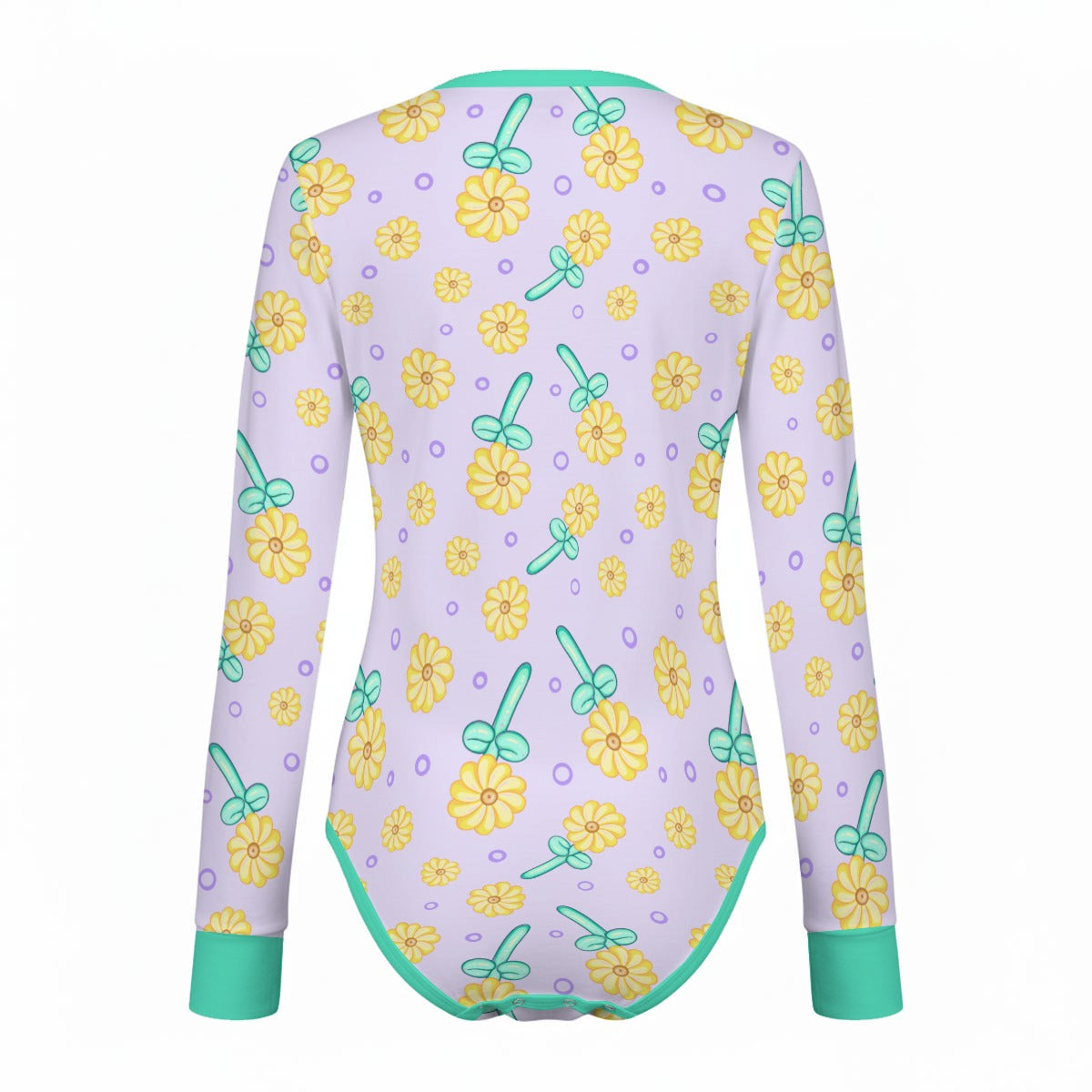 Sunny Balloon Long Sleeve CuddleSuit
