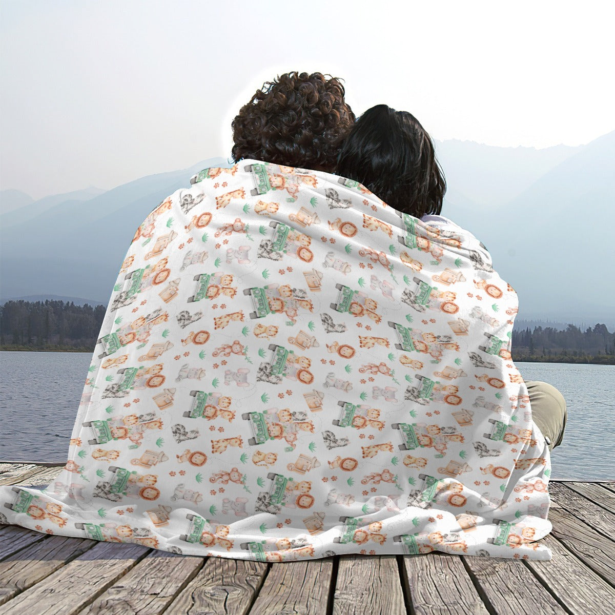 Sweet Safari Soft Flannel Blanket