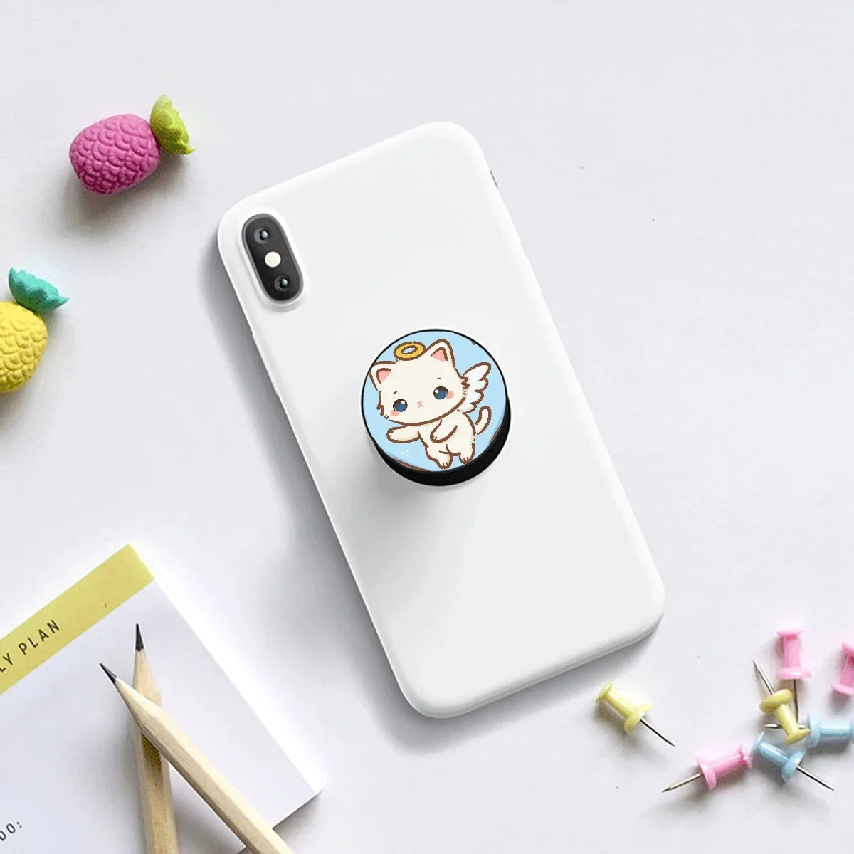 Angel Kitty Phone Grip Buddy - Puppy's Aesthetics