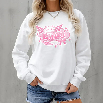 Angel Baby Kitty Play Sweater - Puppy's Aesthetics