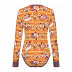 Sweet Panda Long Sleeve CuddleSuit