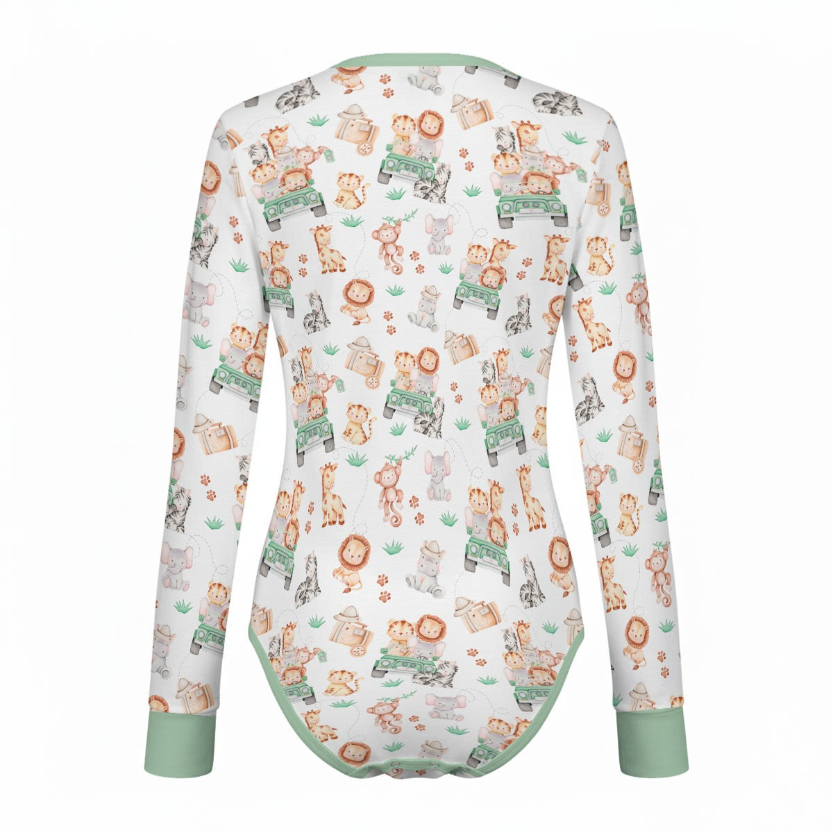 Safari Snuggles Long Sleeve CuddleSuit