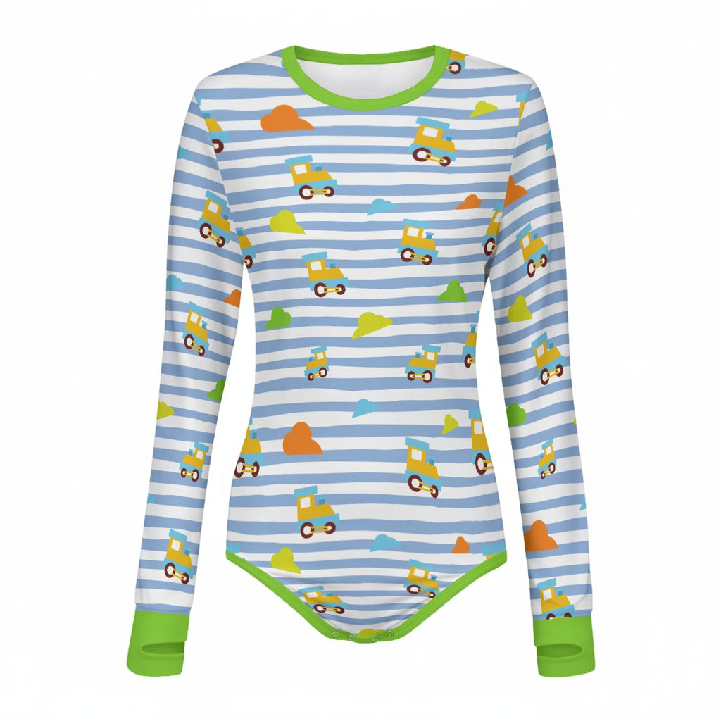 Vroom Vroom Baby Long Sleeve CuddleSuit