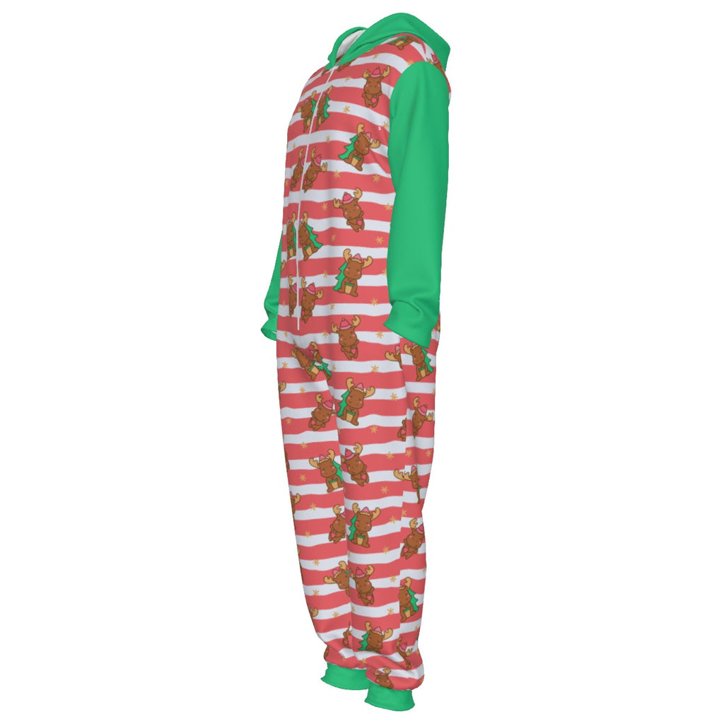 Merry Moose Hooded Pajamas