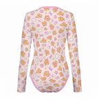 Bearly Adorable Long Sleeve CuddleSuit