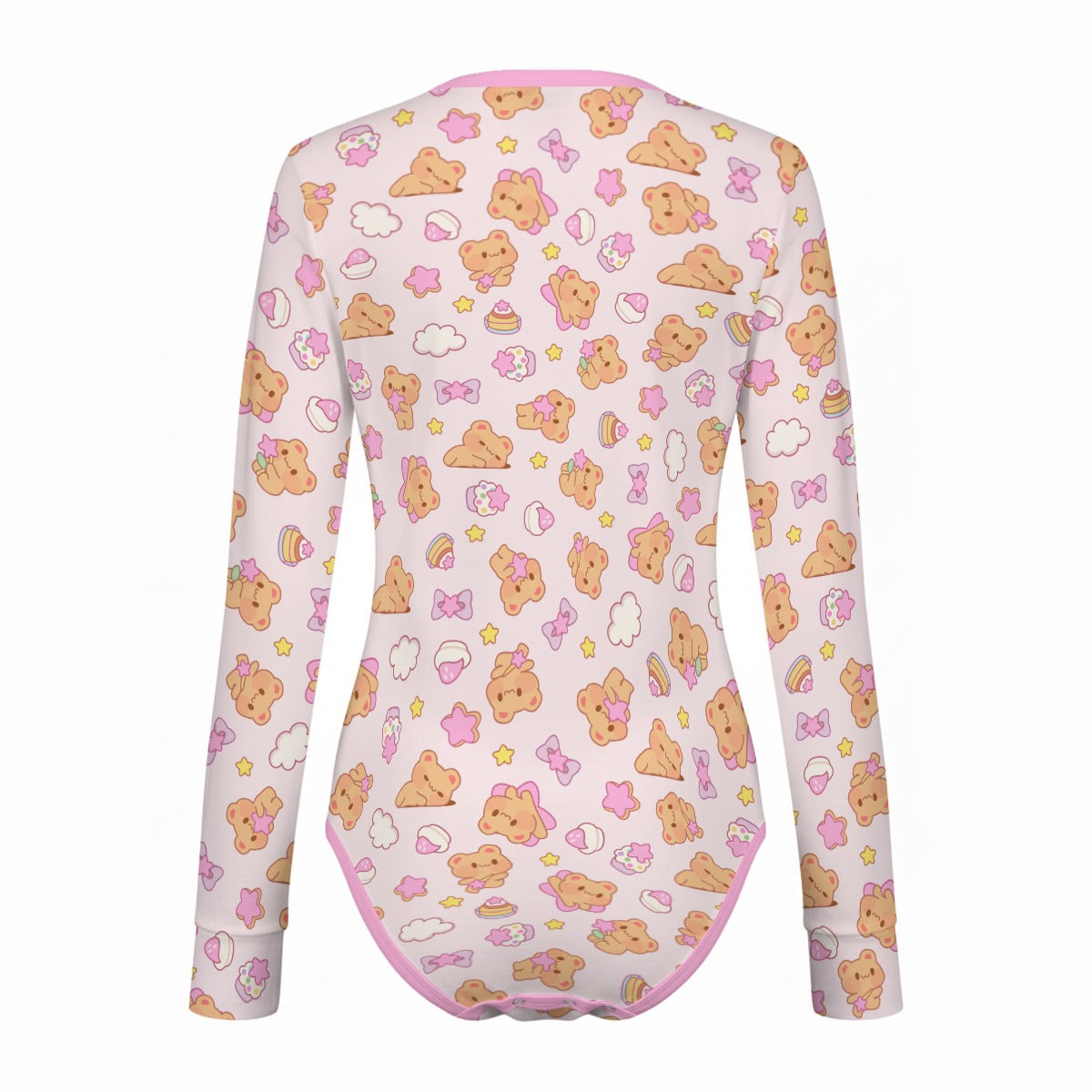 Bearly Adorable Long Sleeve CuddleSuit